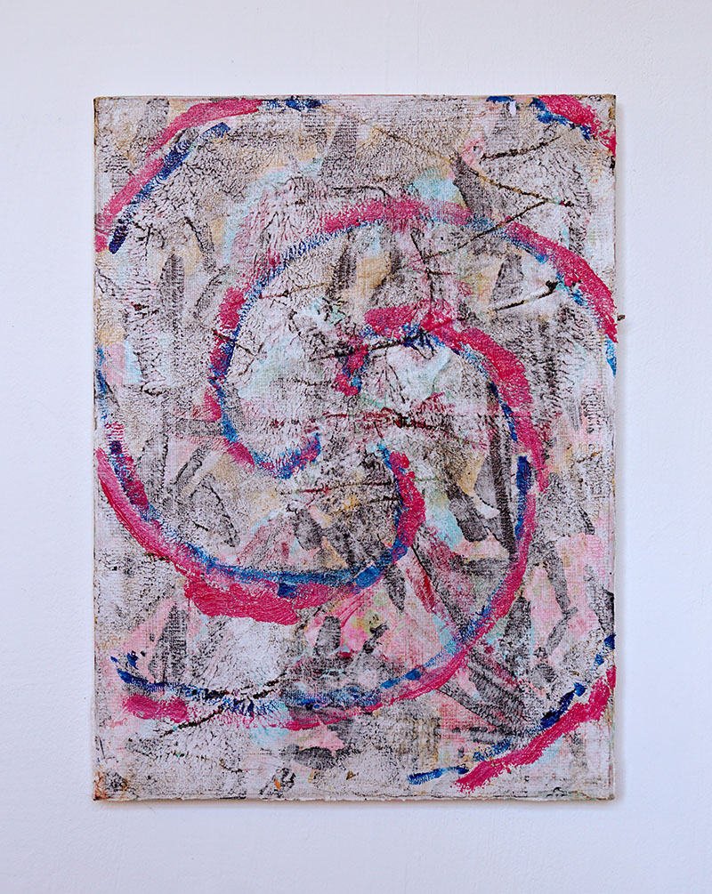 Jonathan Kelly - Spiral 1 - Acrylic on polyester - 47x35cm